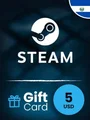 Steam Wallet 5 USD Gift Card (El Salvador) thumb 2