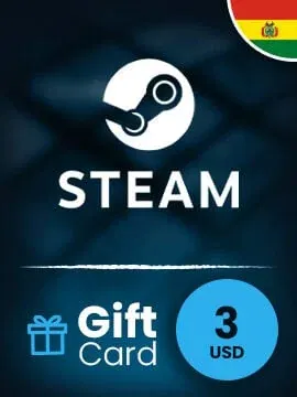 Steam Wallet 3 USD Gift Card (Bolivia) gallery image 2