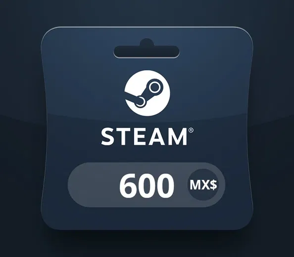 Steam Wallet 600 MXN Gift Card (Global) gallery image 2