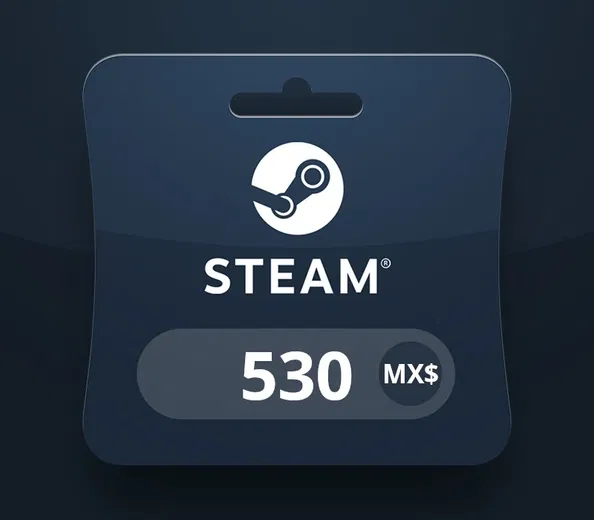Steam Wallet 530 MXN Gift Card (Global) gallery image 2
