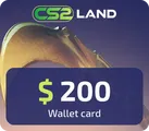 CS2Land 200 USD Gift Card (Global) thumb 1