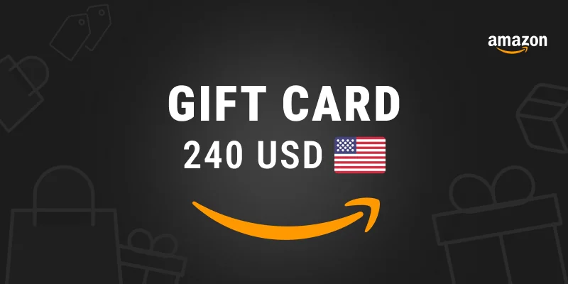 Amazon 240 USD Gift Card (United States) gallery image 2