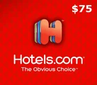 Hotels.com 75 USD Gift Card (United States) thumb 1