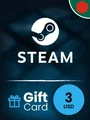 Steam Wallet 3 USD Gift Card (Bangladesh) thumb 2