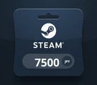 Steam Wallet 7500 JPY Gift Card (Asia) thumb 2