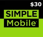 SimpleMobile 30 USD Gift Card (United States) thumb 1