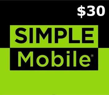 SimpleMobile 30 USD Gift Card (United States)