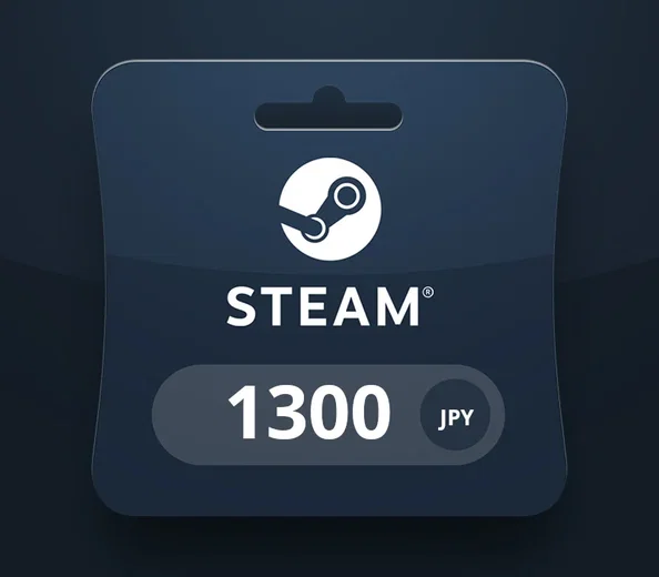 Steam Wallet 1300 JPY Gift Card (Asia) gallery image 2