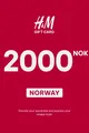 H&M 2000 NOK Gift Card (Norway) thumb 2