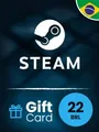 Steam Wallet 22 BRL Gift Card (Brazil) thumb 2