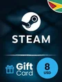 Steam Wallet 8 USD Gift Card (Guyana) thumb 2