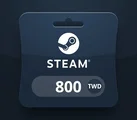 Steam Wallet 800 TWD Gift Card (Global) thumb 2