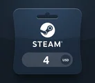 Steam Wallet 4 USD Gift Card (Africa) thumb 2