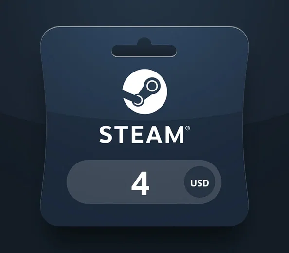 Steam Wallet 4 USD Gift Card (Africa) gallery image 2