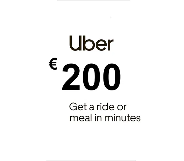 Uber 200 EUR Gift Card (Netherlands) gallery image 2
