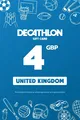 Decathlon 4 GBP Gift Card (United Kingdom) thumb 2