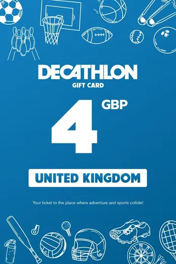 Decathlon 4 GBP Gift Card (United Kingdom) gallery image 2