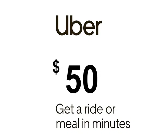 Uber 50 USD Gift Card (Panama) gallery image 1