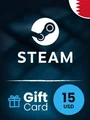 Steam Wallet 15 USD Gift Card (Bahrain) thumb 2