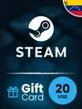 Steam Wallet 20 USD Gift Card (Venezuela) thumb 2