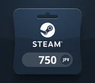Steam Wallet 750 JPY Gift Card (Asia) thumb 2