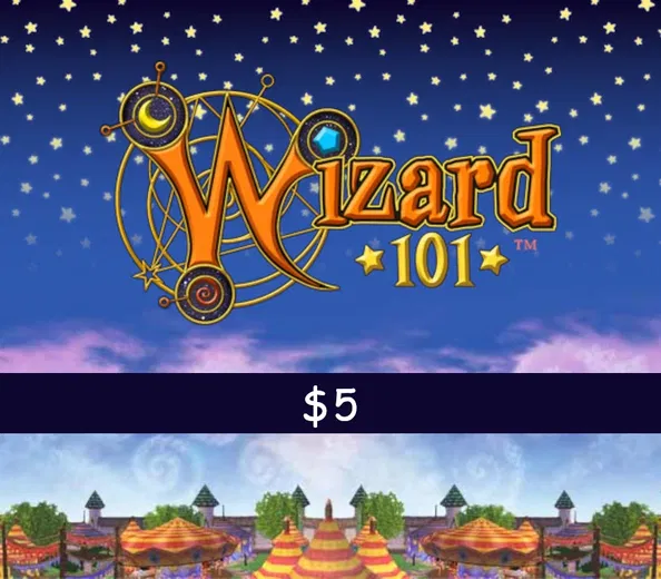 Wizard101 5 USD Gift Card (United States) gallery image 2