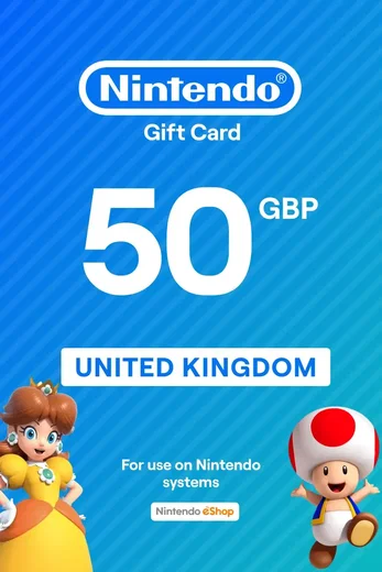 Nintendo eShop 50 GBP Gift Card (United Kingdom) gallery image 2