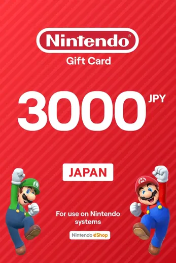 Nintendo eShop 3000 JPY Gift Card (Japan) gallery image 2