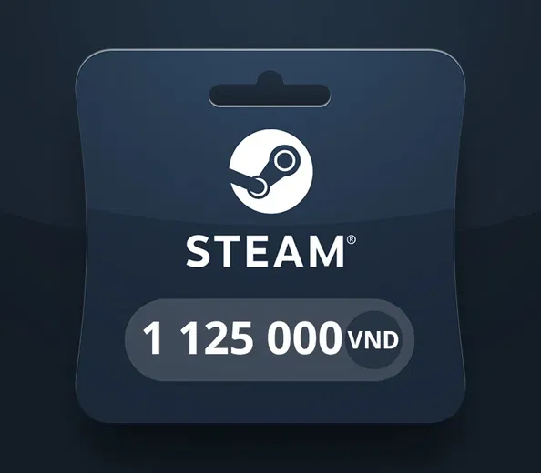 Steam Wallet 1125000 VND Gift Card (Global) gallery image 2