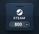 Steam Wallet 800 JPY Gift Card (Asia) thumb 2