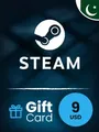 Steam Wallet 9 USD Gift Card (Pakistan) thumb 2