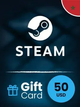 Steam Wallet 50 USD Gift Card (Morocco) gallery image 2