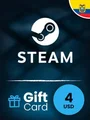 Steam Wallet 4 USD Gift Card (Ecuador) thumb 2