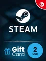 Steam Wallet 2 USD Gift Card (Tunisia) thumb 2