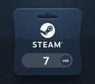 Steam Wallet 7 USD Gift Card (Africa) thumb 2