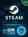 Steam Wallet 75 SAR Gift Card (Saudi Arabia) thumb 2