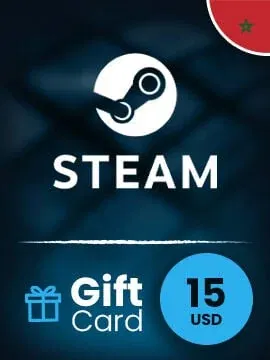 Steam Wallet 15 USD Gift Card (Morocco) gallery image 2