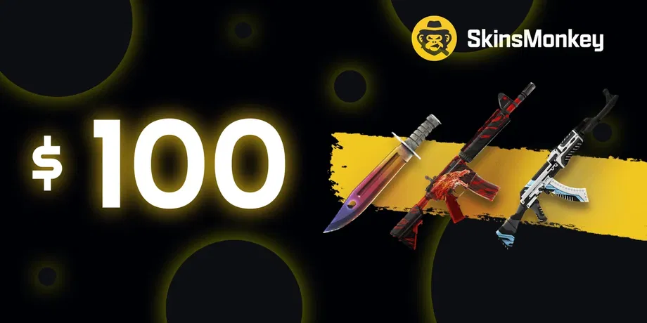 SkinsMonkey 100 USD Gift Card (Global) gallery image 2