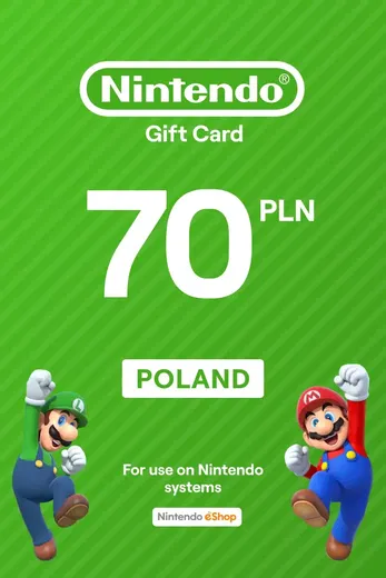 Nintendo eShop 70 PLN Gift Card (Poland) gallery image 2