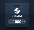 Steam Wallet 1000 MXN Gift Card (Global) thumb 2