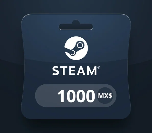 Steam Wallet 1000 MXN Gift Card (Global) gallery image 2