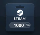 Steam Wallet 1000 TWD Gift Card (Global) thumb 1
