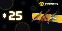 SkinsMonkey 25 USD Gift Card (Global) thumb 2