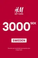 H&M 3000 SEK Gift Card (Sweden) thumb 2