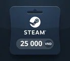 Steam Wallet 25000 VND Gift Card (Global) thumb 2