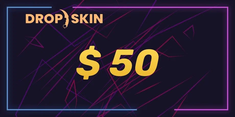 Drop.skin 50 USD Gift Card (Global) gallery image 2