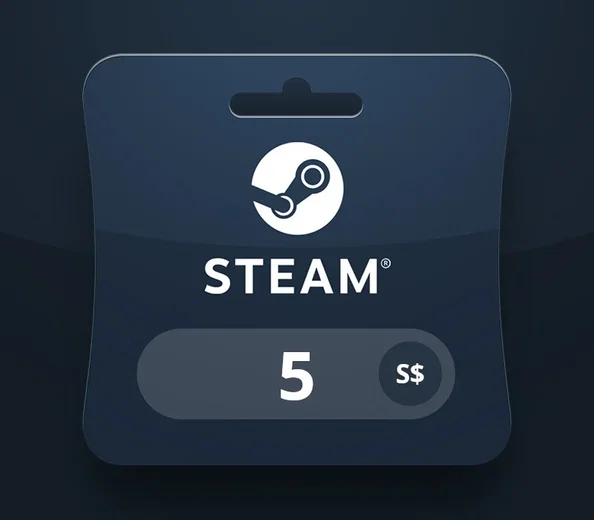 Steam Wallet 5 SGD Gift Card (Asia) gallery image 2