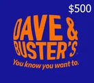 Dave & Buster's 500 USD Gift Card (United States) thumb 2