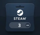 Steam Wallet 3 USD Gift Card (Africa) thumb 2