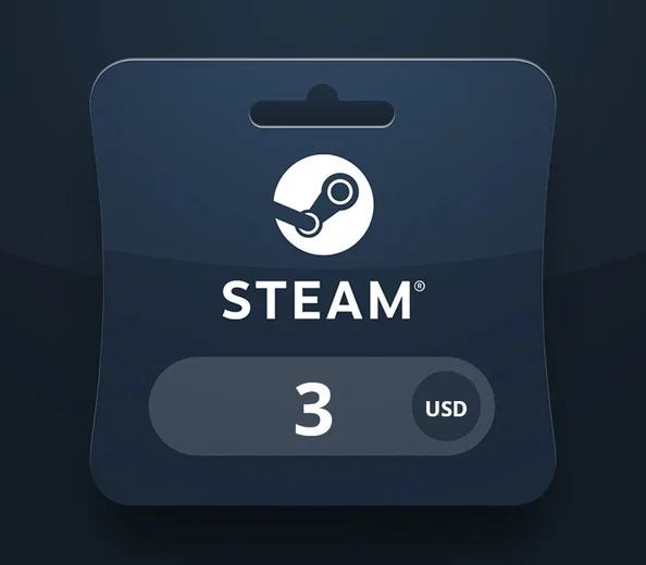Steam Wallet 3 USD Gift Card (Africa) gallery image 2